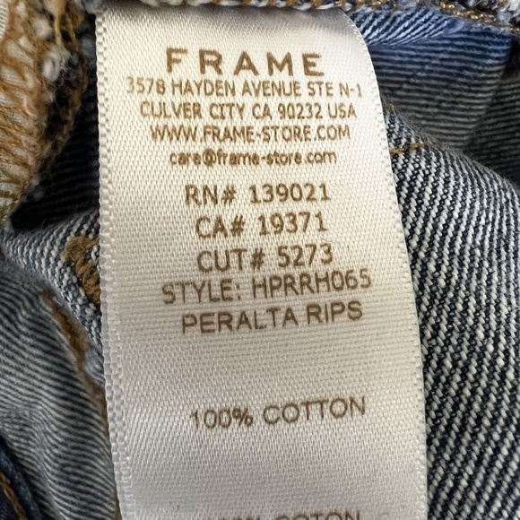 Frame Denim Le Heritage Piper Peralta Rips - Picture 11 of 12